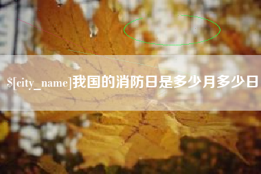 汝州我国的消防日是多少月多少日