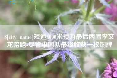 汝州短道5000米接力最后两圈李文龙陪跑-尽管中国队最终收获一枚铜牌