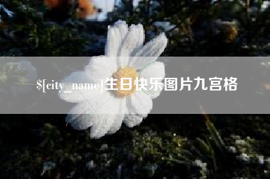 汝州生日快乐图片九宫格