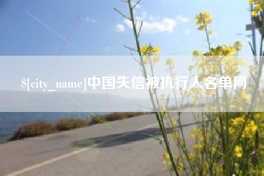 汝州中国失信被执行人名单网
