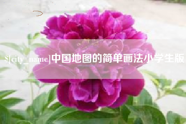 汝州中国地图的简单画法小学生版