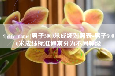 汝州男子5000米成绩对照表-男子5000米成绩标准通常分为不同等级