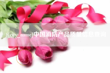 汝州中国消防产品质量信息查询