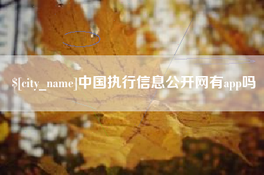 汝州中国执行信息公开网有app吗