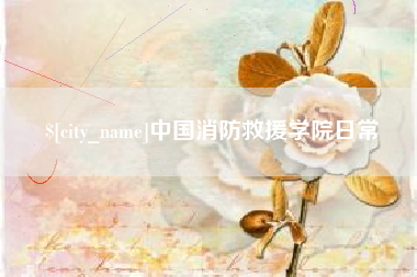 汝州中国消防救援学院日常