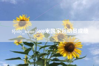 汝州5000米国家运动员成绩
