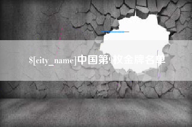 汝州中国第9枚金牌名单