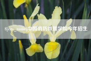 汝州中国消防救援学院今年招生