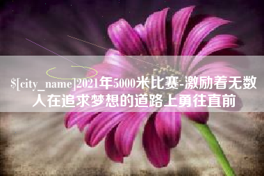 汝州2021年5000米比赛-激励着无数人在追求梦想的道路上勇往直前