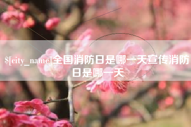 汝州全国消防日是哪一天宣传消防日是哪一天