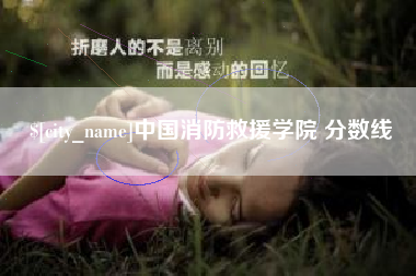 汝州中国消防救援学院 分数线