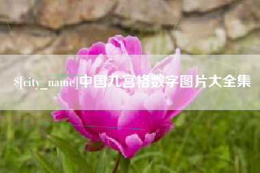 汝州中国九宫格数字图片大全集