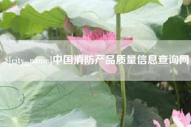 汝州中国消防产品质量信息查询网