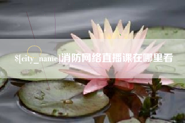 汝州消防网络直播课在哪里看
