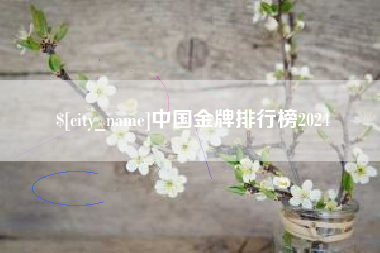 汝州中国金牌排行榜2024