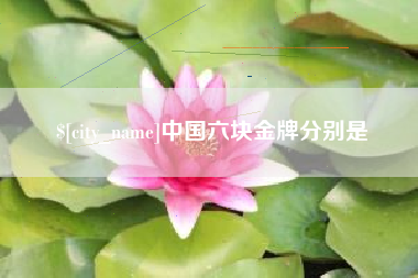 汝州中国六块金牌分别是
